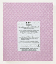 Load image into Gallery viewer, Daisies on Rose Swedish Dishcloth
