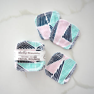 Facial Rounds: Prints - 10 or 20 Packs - Case of 6