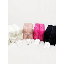 Load image into Gallery viewer, Soft Puff Textured Light Weight Cosmetic Bag
