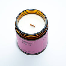 Load image into Gallery viewer, Wildflower Citrus Beeswax &amp;Essential Oil Jar Candle
