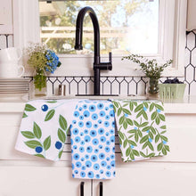 Load image into Gallery viewer, Blueberry Medley Cotton Kitchen Towels (Set of 3)
