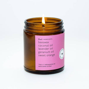 Wildflower Citrus Beeswax &Essential Oil Jar Candle