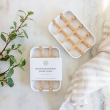 Load image into Gallery viewer, Biodegradable Soap Dish Tray - White

