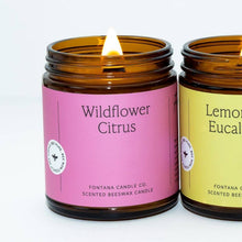 Load image into Gallery viewer, Wildflower Citrus Beeswax &amp;Essential Oil Jar Candle
