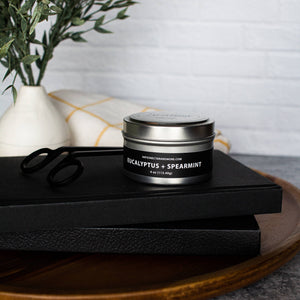 Eucalyptus & Spearmint Beeswax Candle