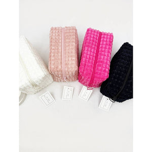 Soft Puff Textured Light Weight Cosmetic Bag