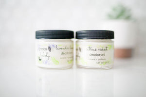 DEODORANT Citrus Mint - Mineral + Probiotic - Vegan