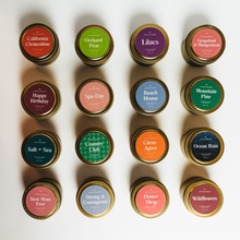 Load image into Gallery viewer, Merry &amp; Bright Soy Candle - 4oz Gold Travel Tin
