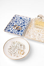 Load image into Gallery viewer, Pressed Floral Circular Trinket Dish
