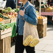 Load image into Gallery viewer, Organic Cotton Net Beach Bag
