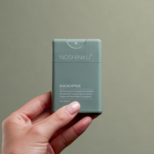 Load image into Gallery viewer, REFILLABLE Eucalyptus Moisturizing Pocket Hand Sanitizer
