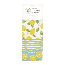 Load image into Gallery viewer, Limone Cotton Kitchen Towels (Set of 3)
