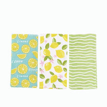 Load image into Gallery viewer, Limone Cotton Kitchen Towels (Set of 3)
