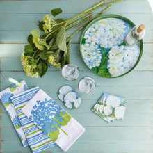 Load image into Gallery viewer, HYDRANGEA Cotton Kitchen Towels, Set of 3
