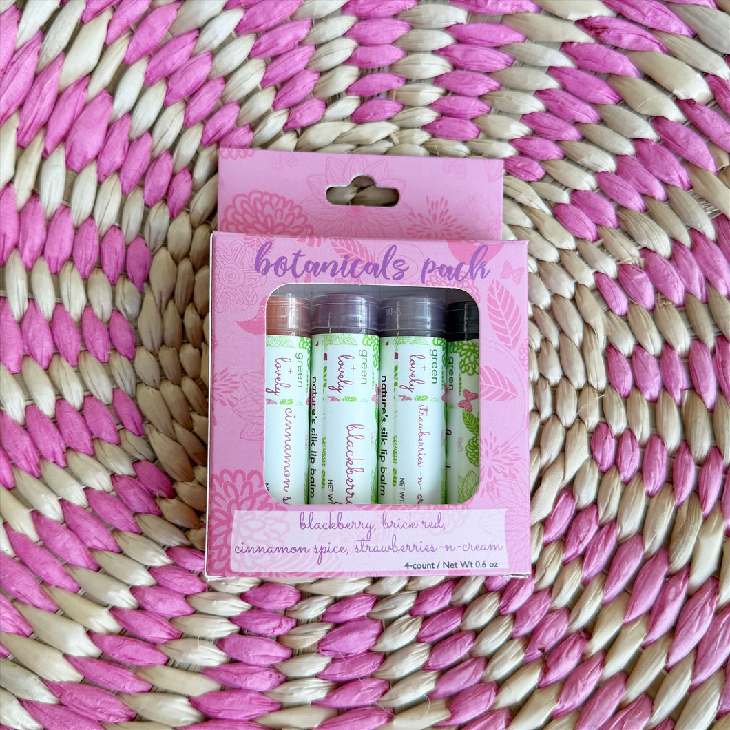 Botanical Tint Lip Set - Organic Nature's Silk Lip Balm
