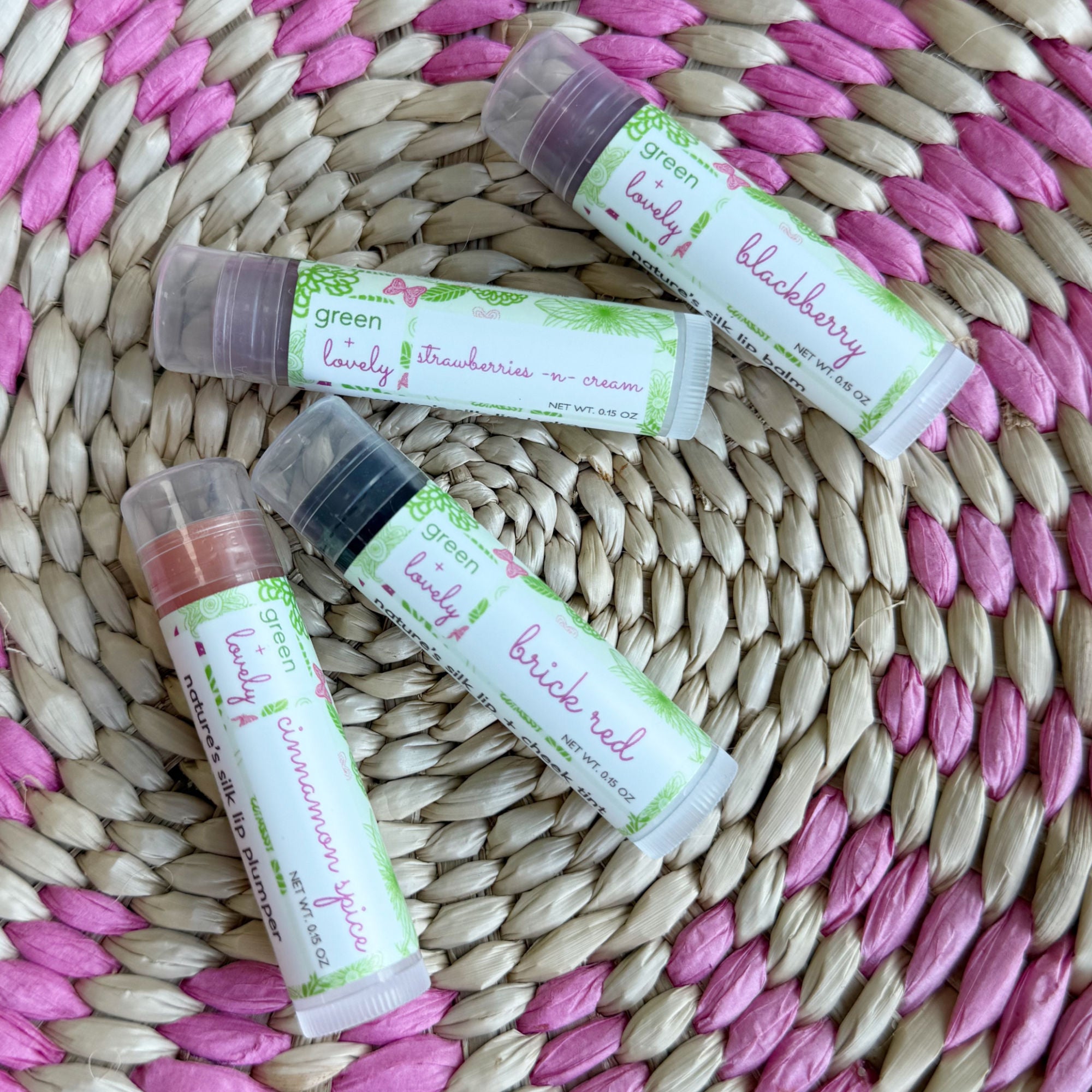 Botanical Tint Lip Set - Organic Nature's Silk Lip Balm