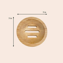 Load image into Gallery viewer, Bamboo Soap Lift | Circle | Shower Steamer Bestseller
