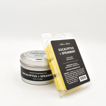 Load image into Gallery viewer, Eucalyptus &amp; Spearmint Beeswax Candle
