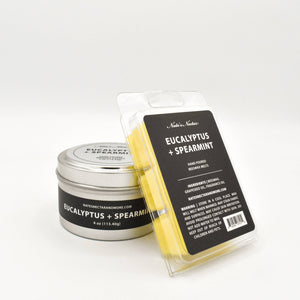 Eucalyptus & Spearmint Beeswax Candle