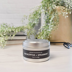 Eucalyptus & Spearmint Beeswax Candle