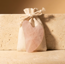 Load image into Gallery viewer, Rose Quartz Gua Sha | Facial Stone | Summer Bestseller
