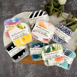 Facial Rounds: Prints - 10 or 20 Packs - Case of 6