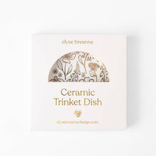 Load image into Gallery viewer, Pressed Floral Circular Trinket Dish
