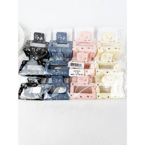 Assorted Floral Pattern Jaw Clips