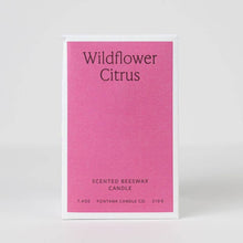 Load image into Gallery viewer, Wildflower Citrus Beeswax &amp;Essential Oil Jar Candle
