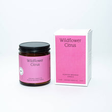 Load image into Gallery viewer, Wildflower Citrus Beeswax &amp;Essential Oil Jar Candle
