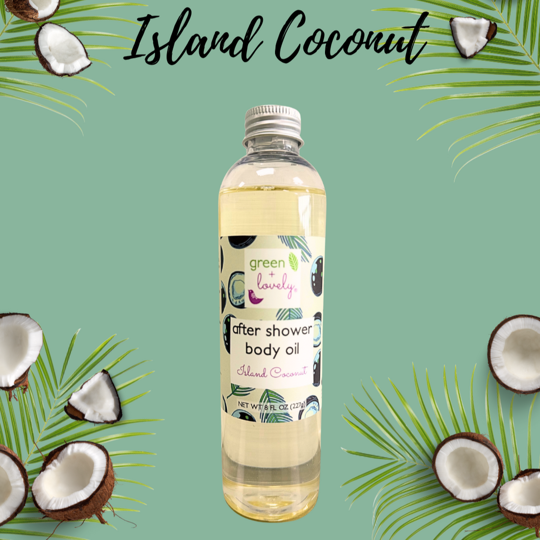 Island Coconut After Shower Body Oil *new*