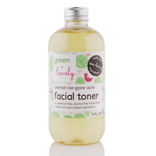 Load image into Gallery viewer, Blemish Be Gone Acne Facial Toner - All Natural Acne Fighting Toner - 8 oz - Green + Lovely
