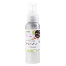 Load image into Gallery viewer, Nature’s Herbal Bug Spray - Deet Free, Alcohol Free - 2.5 oz. - Green + Lovely
