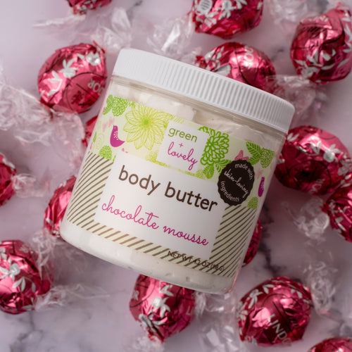 Chocolate Mousse Body Butter - Cocoa Butter Formula - Green + Lovely
