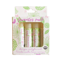 Load image into Gallery viewer, Variety Lip Set - Organic Nature&#39;s Silk Lip Balm - Green + Lovely
