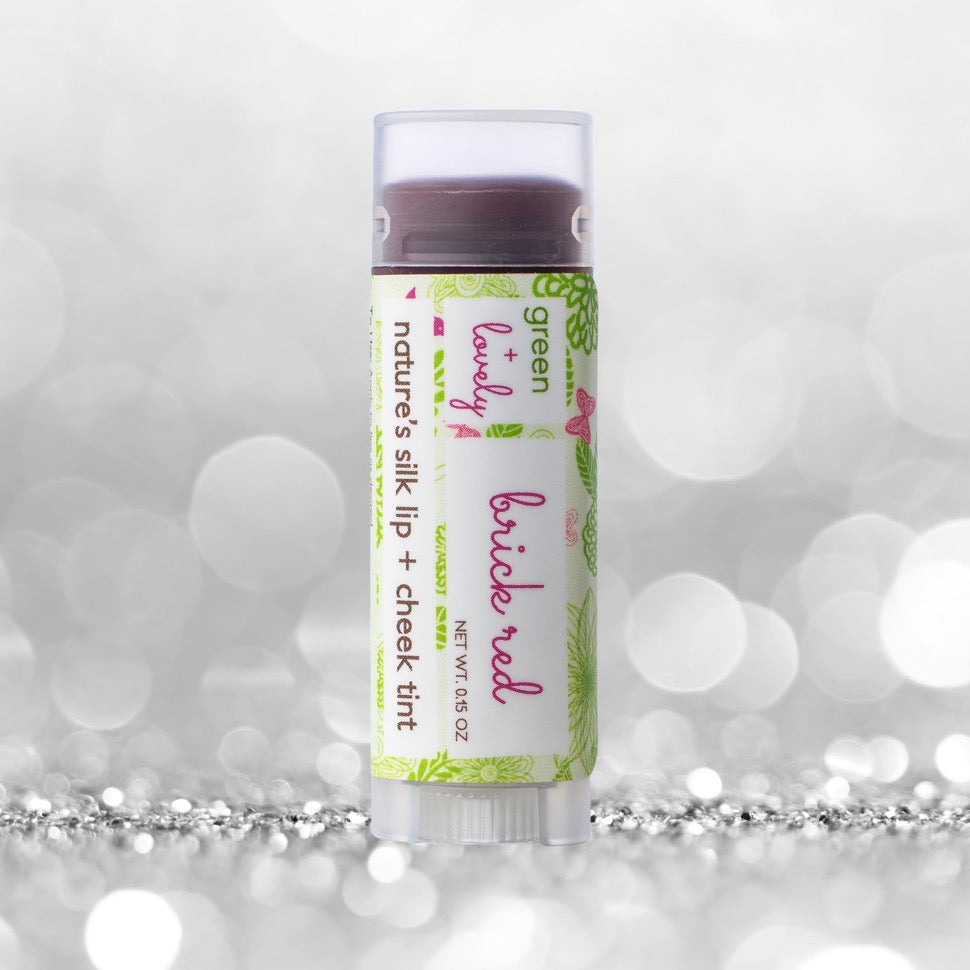 Red Cheek + Lip Tint - Organic Make Up Cosmetics - Beauty Gift - Green + Lovely