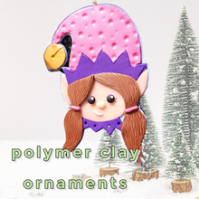 Load image into Gallery viewer, Handmade Clay Ornaments - Green + Lovely
