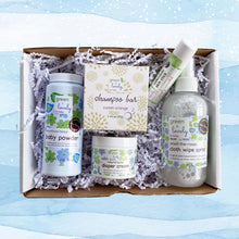 Load image into Gallery viewer, BABY SKIN CARE Box, Complete Set /// Gift Box - Green + Lovely
