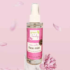 Rose Water Face Mist /// AHA Refresher Spray - Green + Lovely