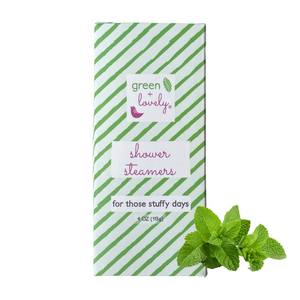 Shower Steamers /// Cold and Sinus Relief. Natural Menthol Vapors. - Green + Lovely