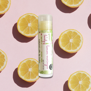 Lemon Meringue /// Organic Lip Balm Butter for Intense Moisture - Beauty Gift