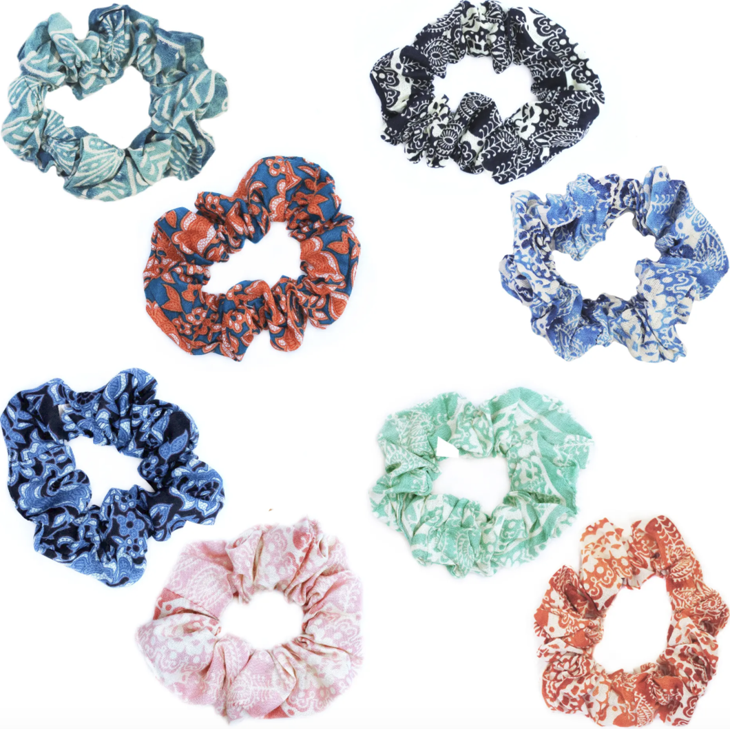 Scrunchie /// Hair Accessory, Assorted - Green + Lovely