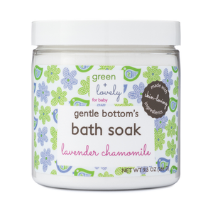Calming Lavender Baby Bath Soak - Aloe Enriched - Green + Lovely