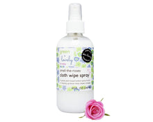 Load image into Gallery viewer, Organic Smell the Roses Cloth Diaper Wipe Spray - Rose Water Infused - 8 oz. - Green + Lovely
