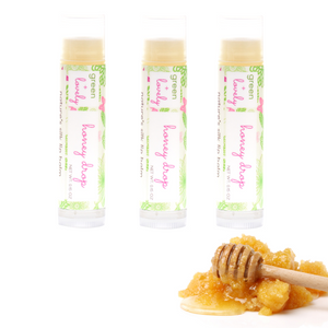 Honey Drop /// Summer Organic Lip Balm Butter for Intense Moisture - Beauty Gift - Green + Lovely
