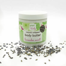Load image into Gallery viewer, All Natural Vegan Whipped Body Butter - Scent Variety - 8 oz jar - Green + Lovely
