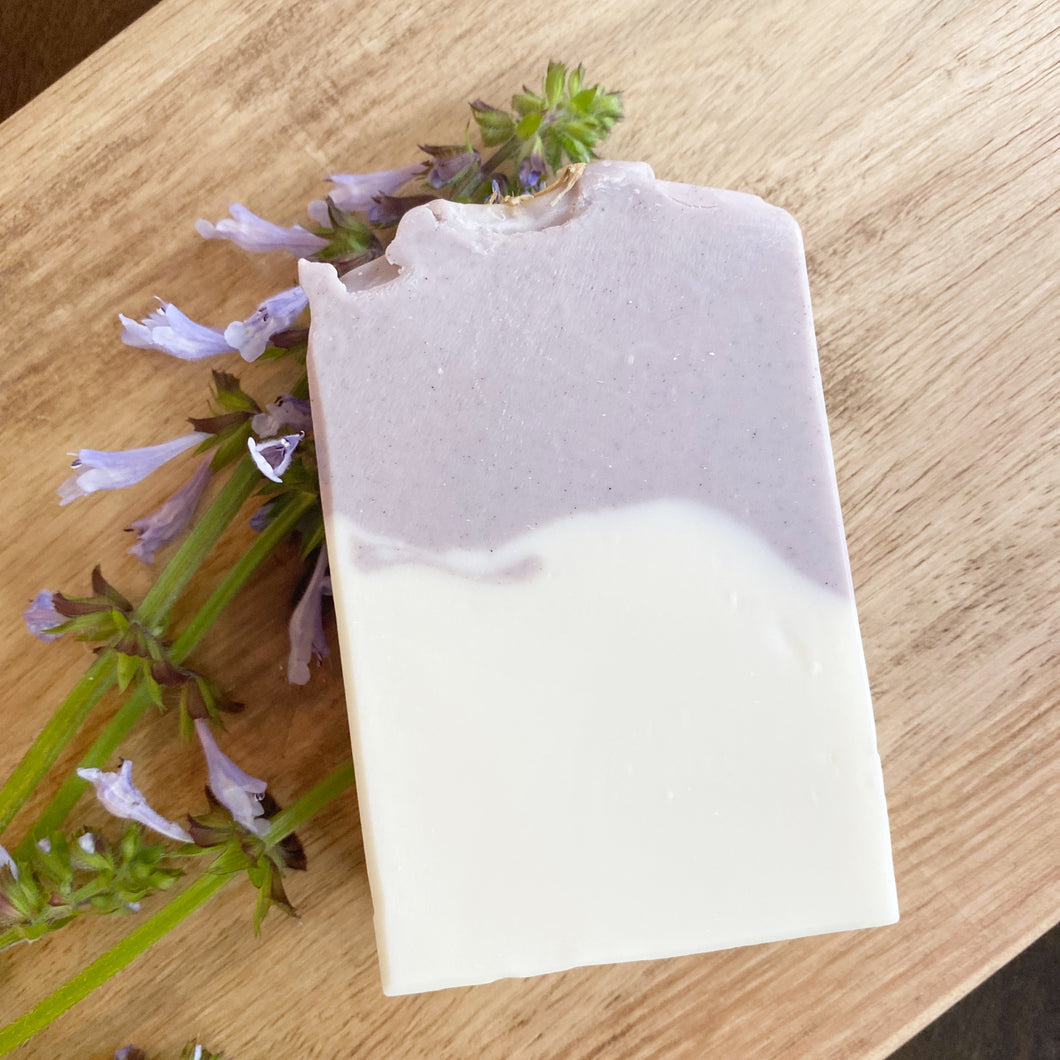 Luscious Lavender Handmade Soap /// Pure Spring Bar - Green + Lovely